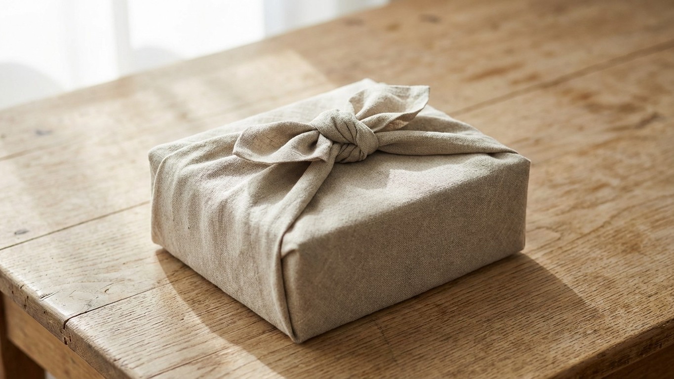 Fini le papier cadeau : en 2026, on emballe tout avec ce simple carré de tissu
