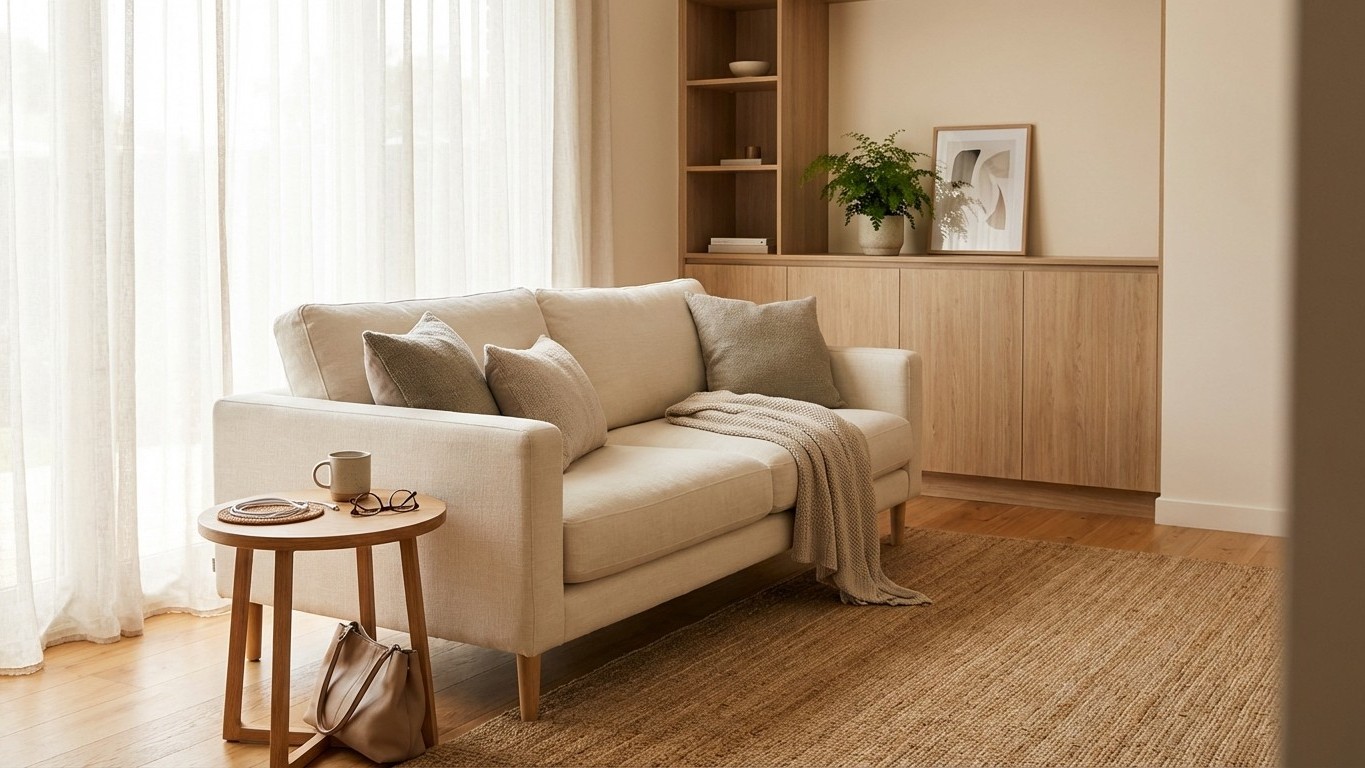 Organisation salon : rangement discret, zones et astuces anti-bazar