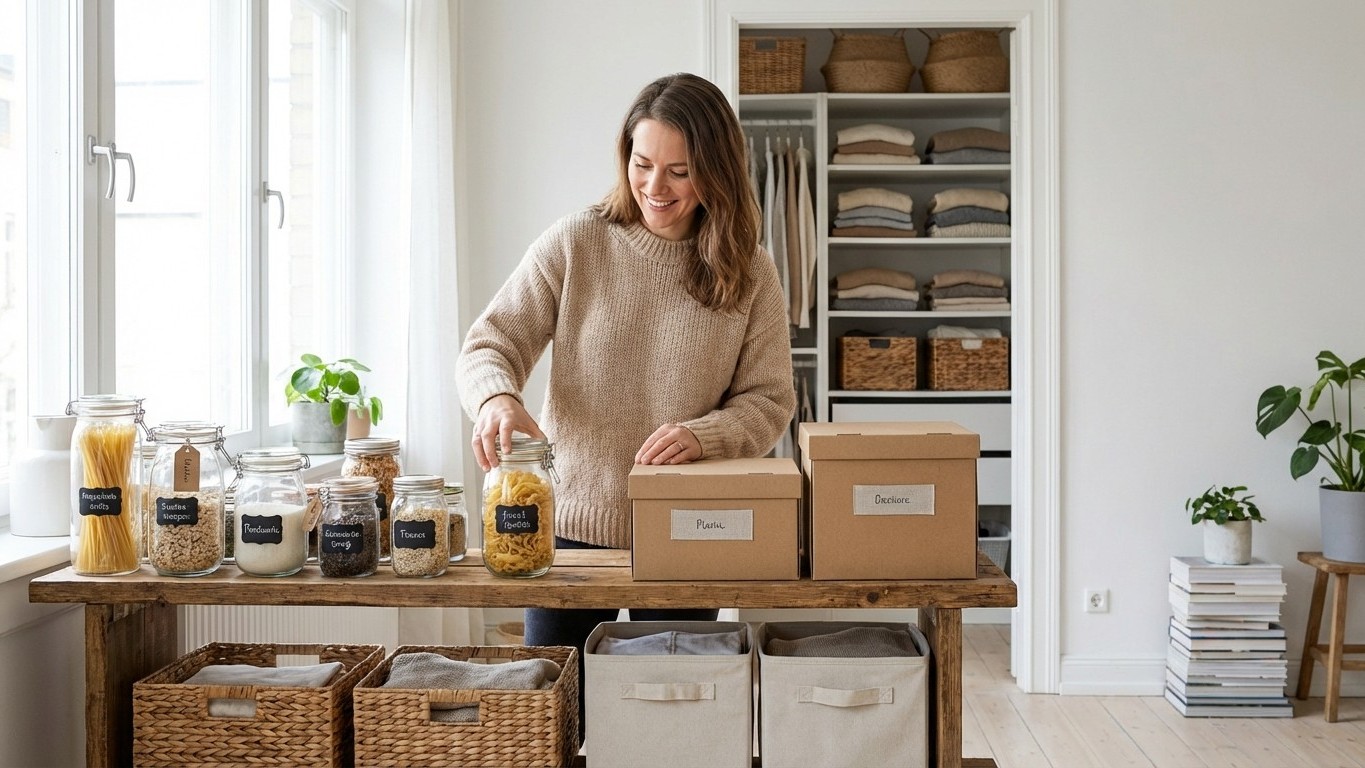 Astuces de rangement pas cher : organiser avec des solutions simples et durables