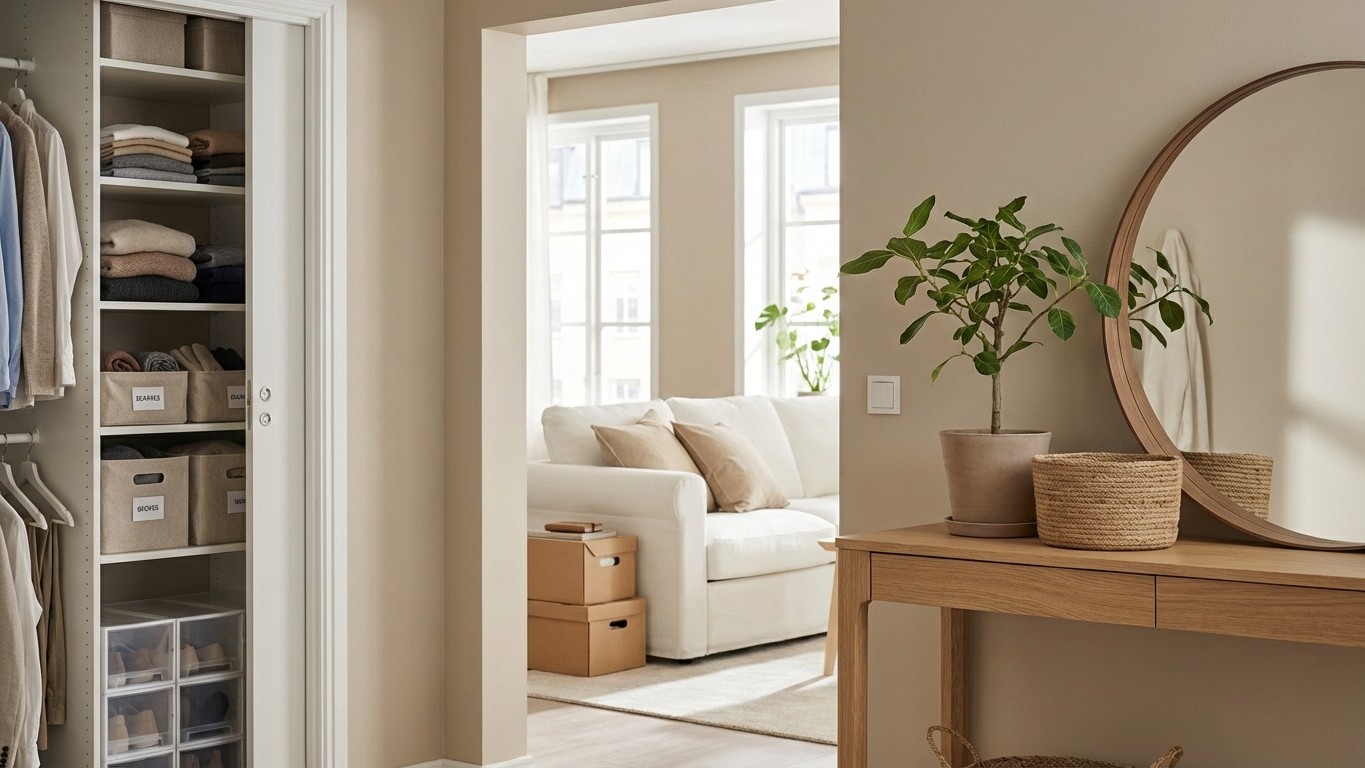 Comment ne plus encombrer sa maison : règles d’entrée, une place pour chaque chose