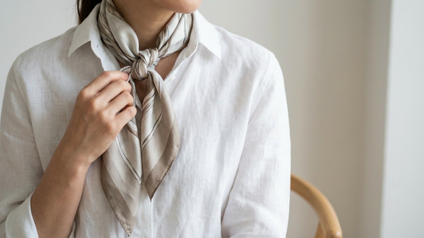 « Je portais mon foulard en soie toujours pareil » : ces 4 nœuds changent une tenue entière