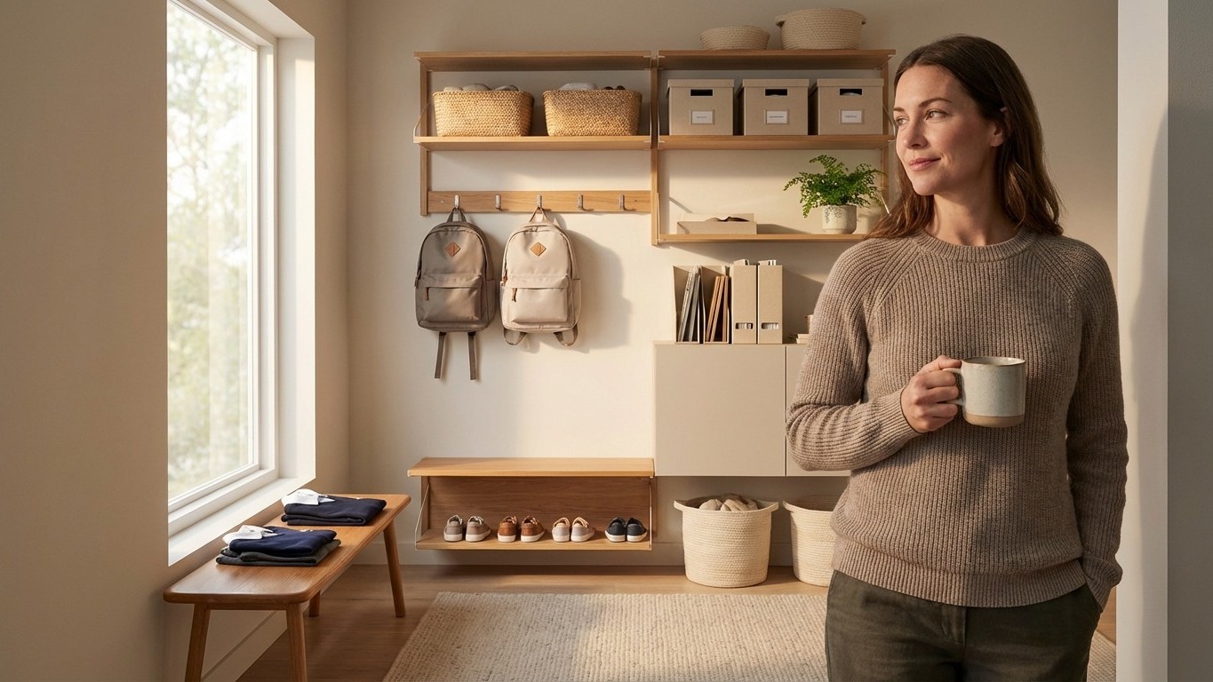 Organisation des affaires d’école : entrée, cartable et papiers sans charge mentale