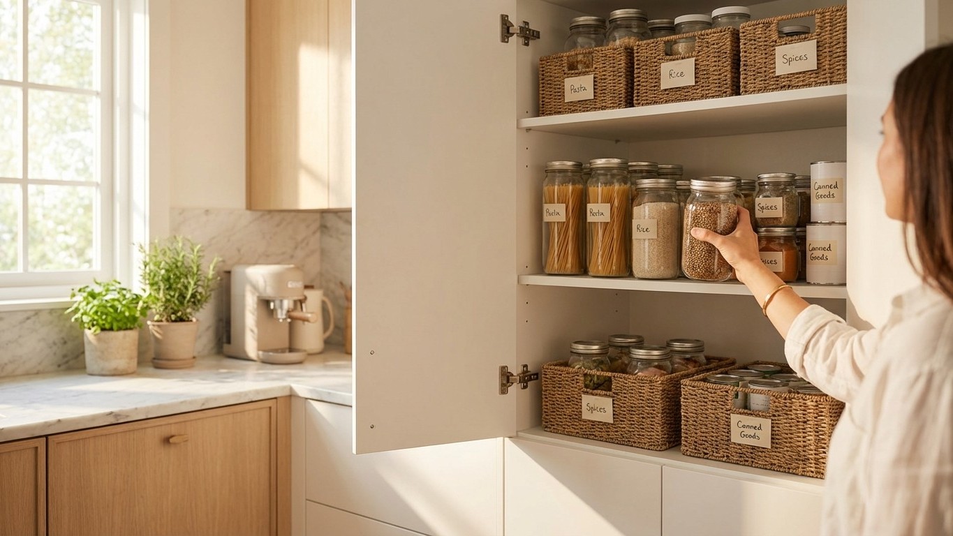 Organisation cuisine : comment ranger les placards pour gagner du temps au quotidien