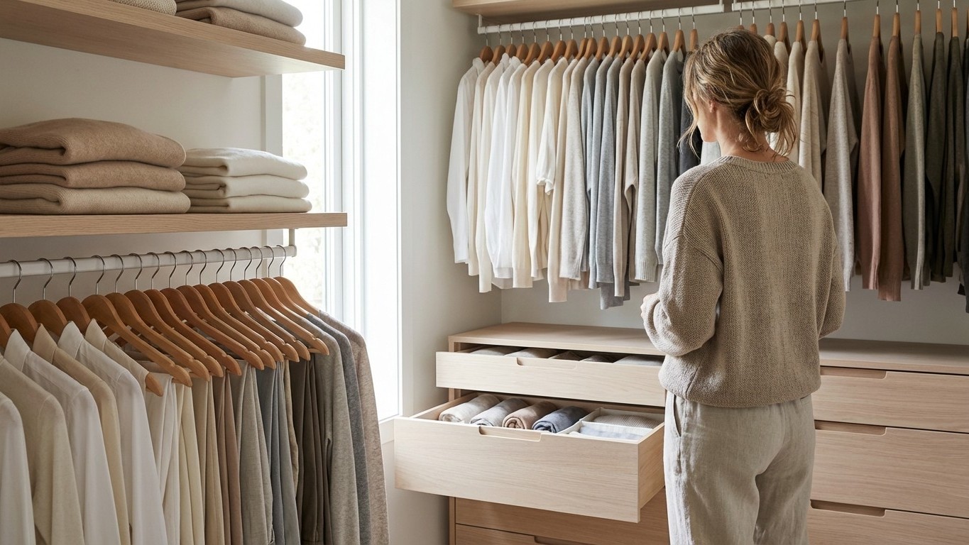 Organisation dressing : trier, ranger et optimiser l’espace sans effort