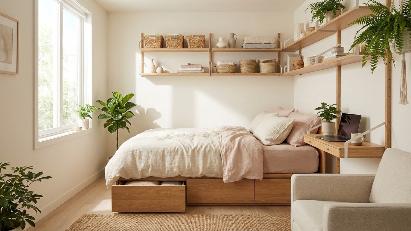 Organisation petit espace : astuces gain de place pour studio et appartement