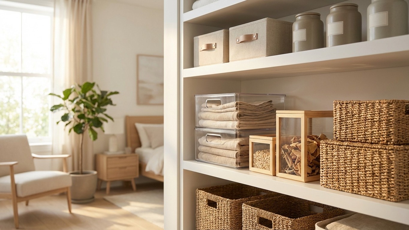 Solutions de rangement maison : boîtes, étiquettes et systèmes pour tout organiser