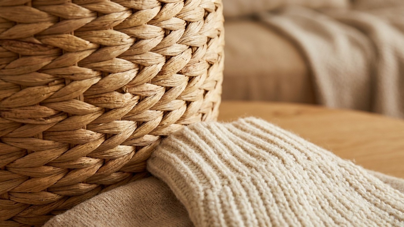 Je portais mon panier en osier contre ma jupe en maille : le jour où j'ai vu le tissu de près, j'ai compris