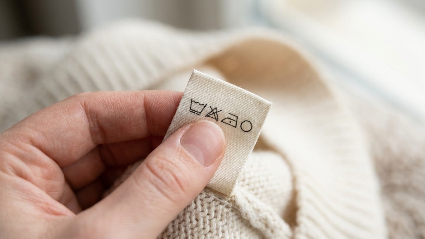 Ma couturière retourne chaque vêtement avant de l'essayer : ce qu'elle lit sur l'étiquette, personne ne le regarde jamais