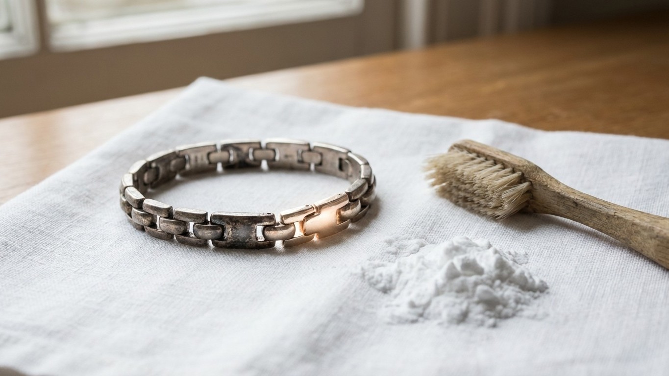 « Mon bracelet en argent était tout noir » : ce fond de placard l'a fait briller en 30 secondes