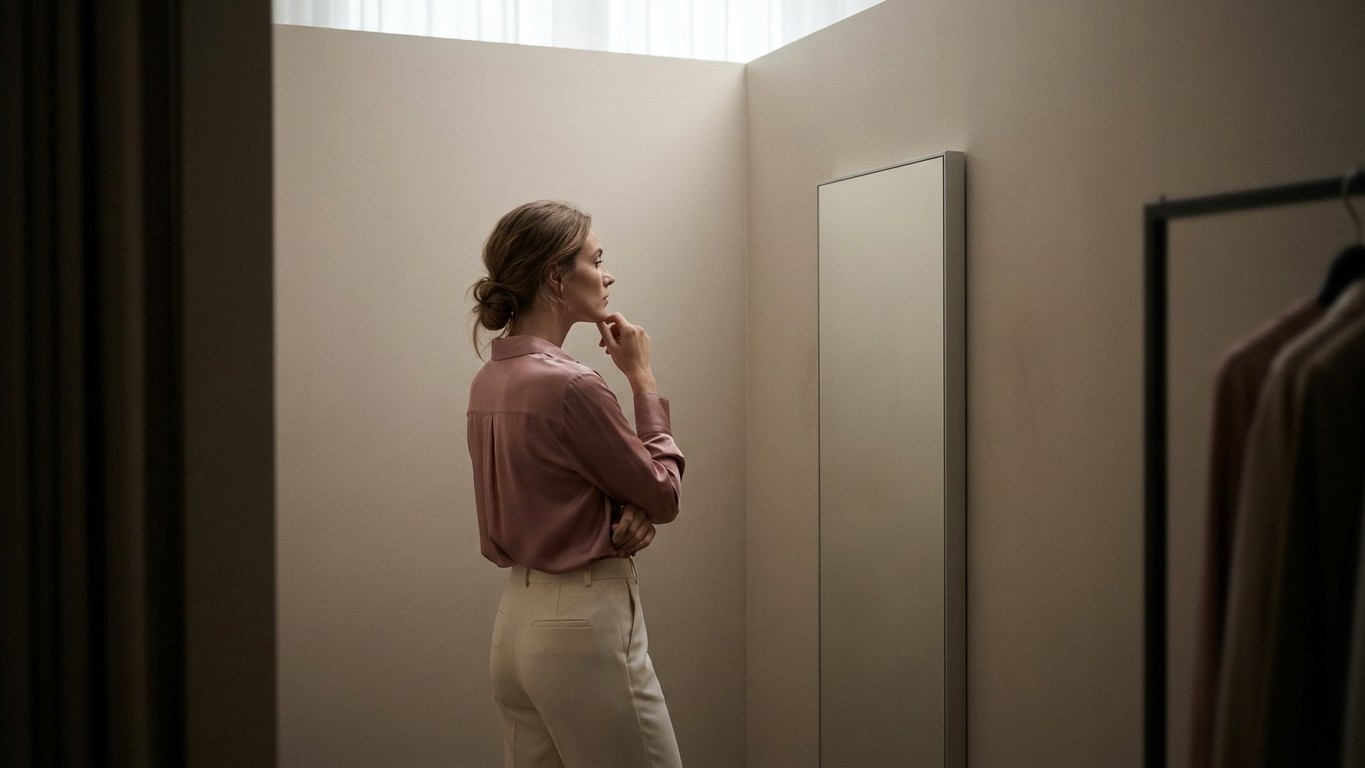 « Enlève deux pièces roses sur trois » : le conseil d'une vendeuse qui a transformé ma silhouette en cabine d'essayage