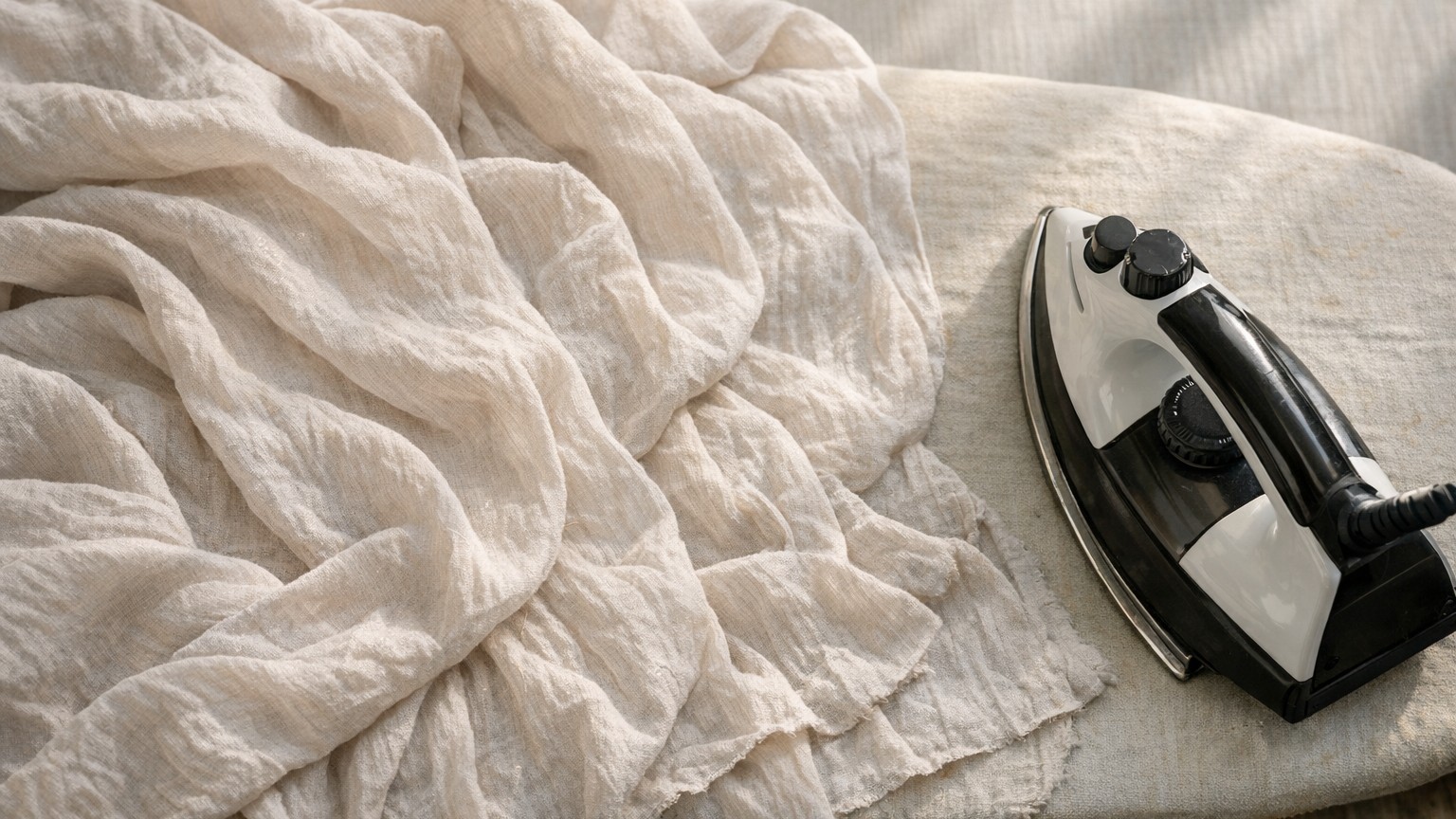 J'ai laissé ma robe en viscose en boule dans le tambour une nuit : quand j'ai sorti le fer, les plis n'ont pas bougé d'un ...