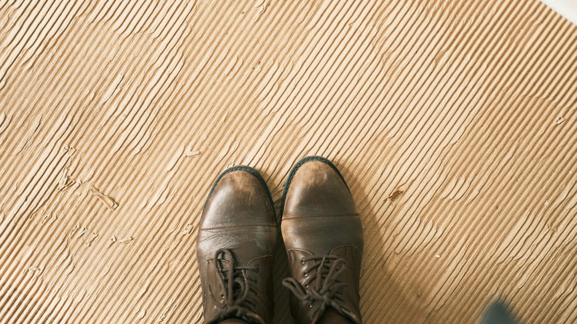 J'ai ressorti mes bottes en cuir après l'été : le pli à la cheville ne partira plus jamais et c'est ma façon de les ranger...
