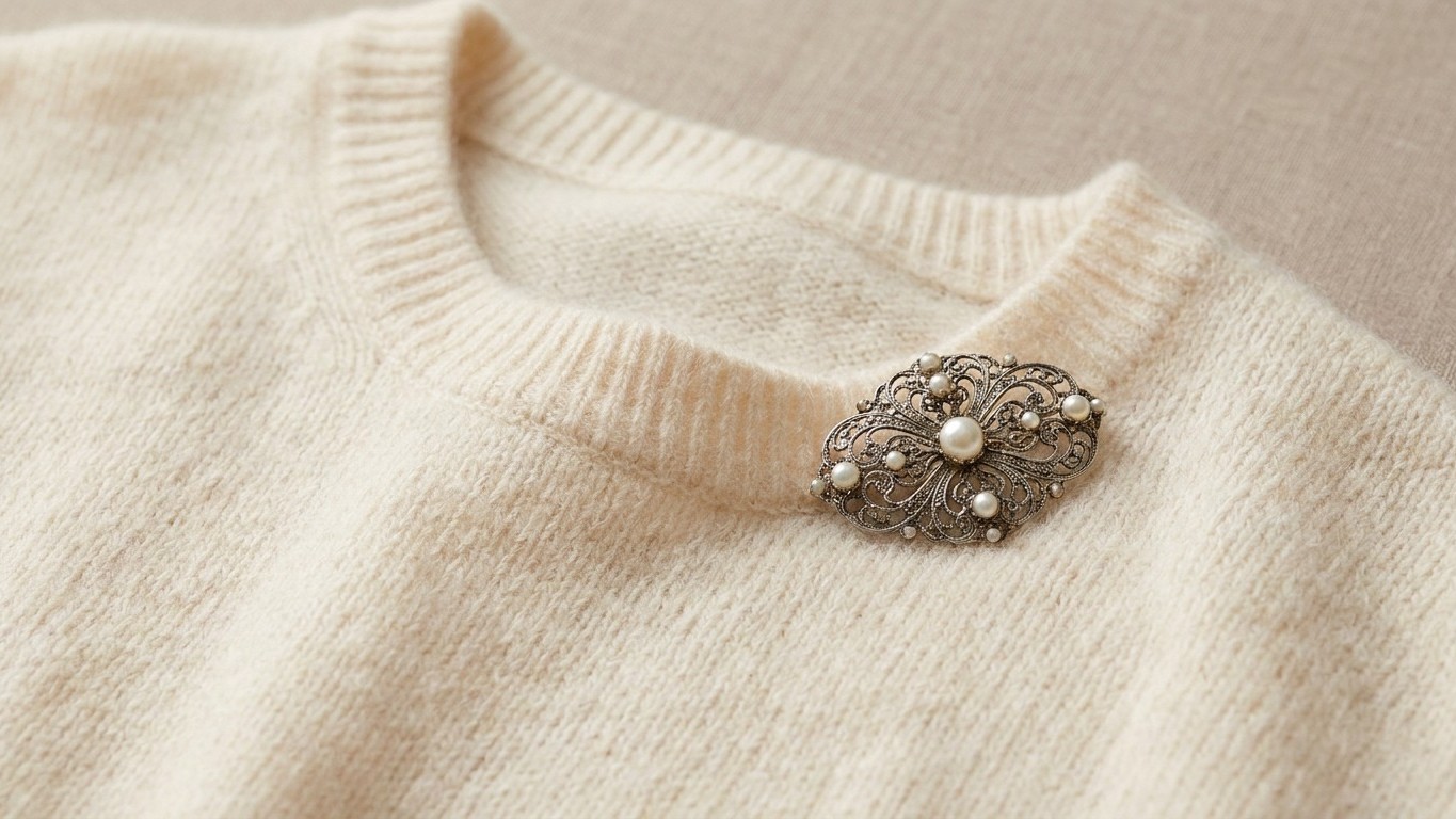 J'épinglais une broche sur mon pull en cachemire : une couturière m'a montré le trou que je ne verrai plus jamais se refermer