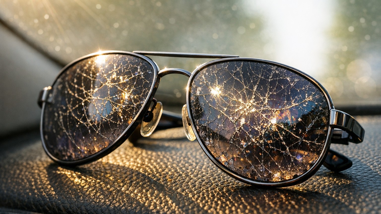 Je laissais mes lunettes de soleil sur le tableau de bord chaque été : le jour où mon opticien a gratté le verre avec l'on...