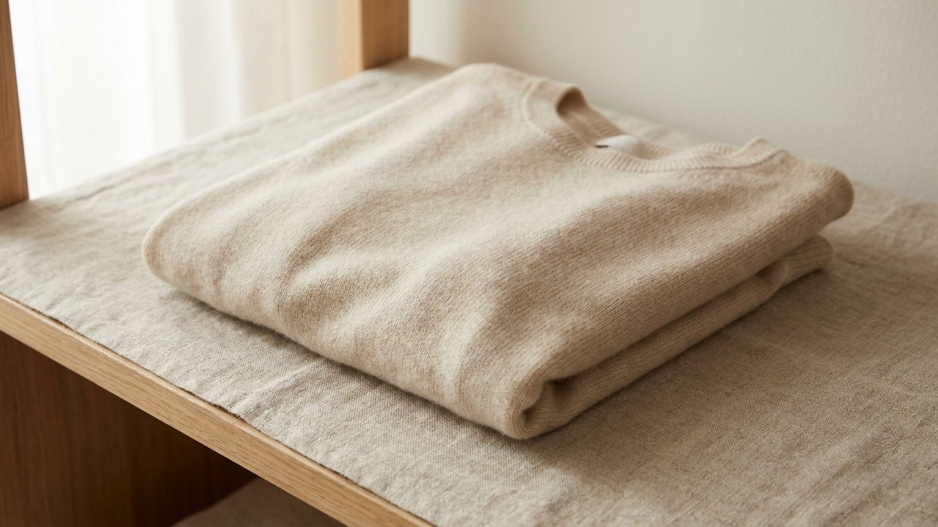 Je rangeais toujours mes pulls en cachemire pliés au fond du placard l'été : le jour où j'en ai ressorti un en septembre, ...