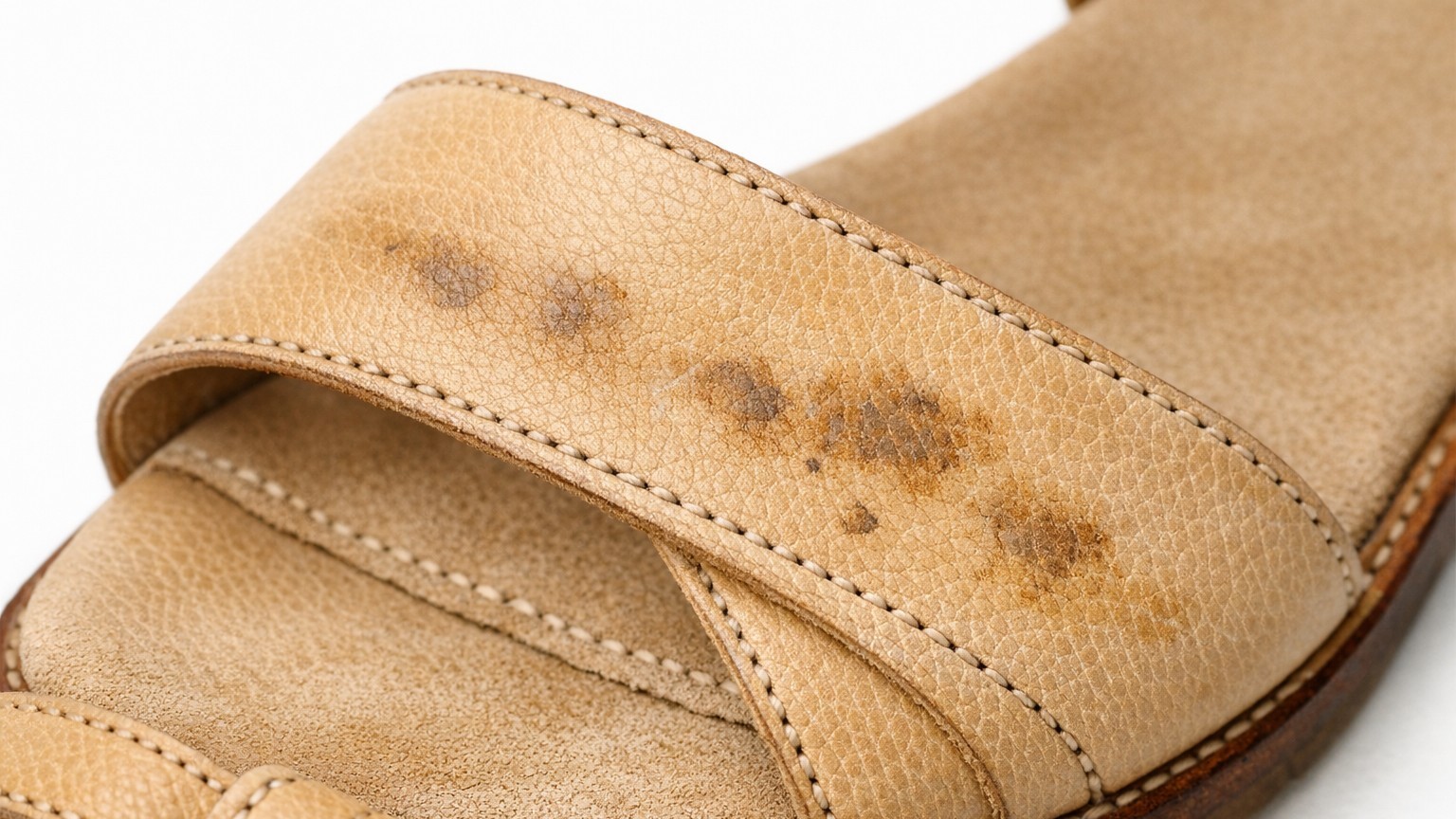 Mes sandales en cuir clair avaient des taches grasses que rien ne partait : j'ai fini par comprendre d'où elles venaient e...