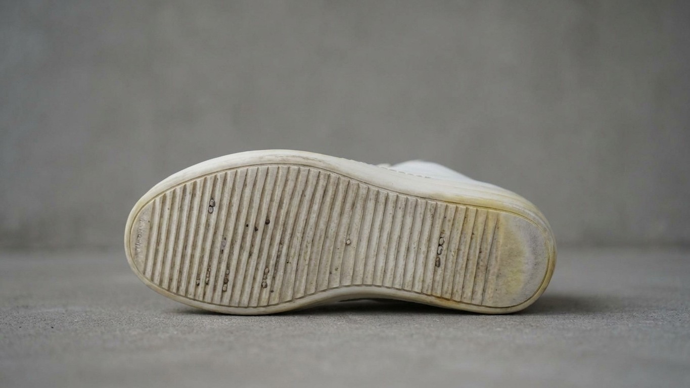 Je frottais mes baskets blanches à la javel pour raviver le blanc : quand j'ai vu ce que le chlore faisait aux semelles, i...