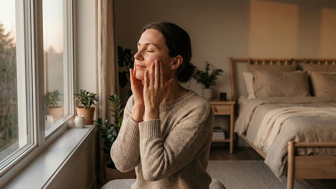 Routine apaisante : comment le stress abîme la peau et la régénérer
