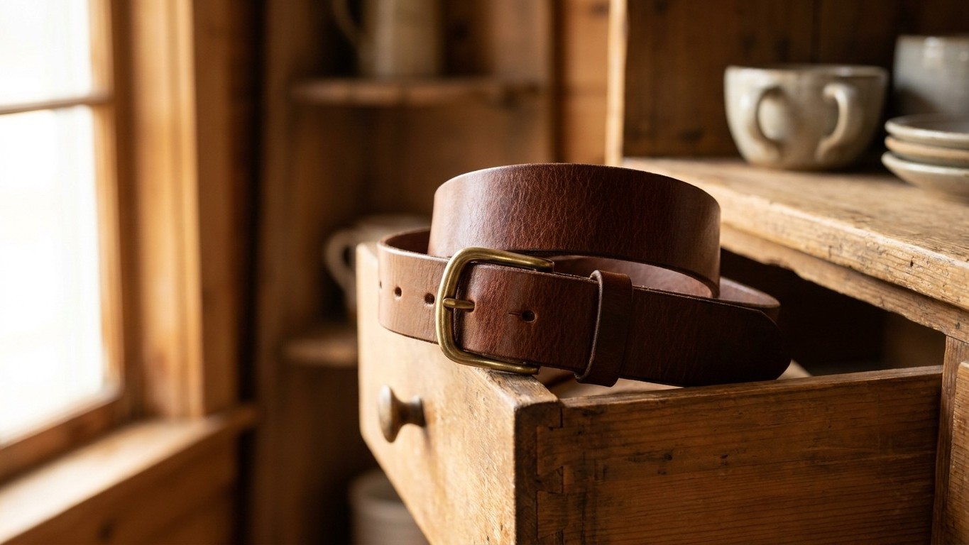 C’est fini pour la ceinture en cuir pliée en deux derrière la porte : ce que les selliers font à la place ne se devine qu’...