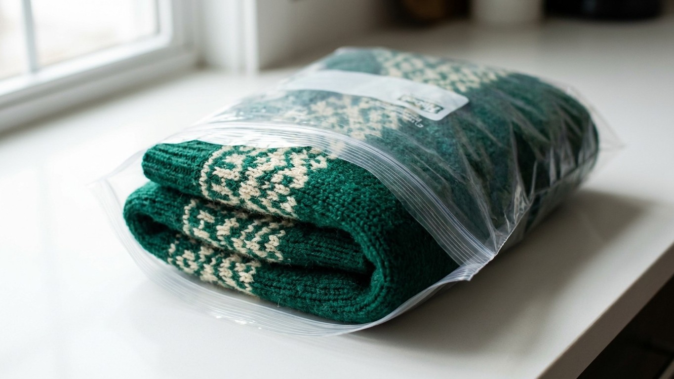 Fini les pulls criblés de petits trous après chaque braderie : depuis qu'elle fait passer ses trouvailles par le congélate...