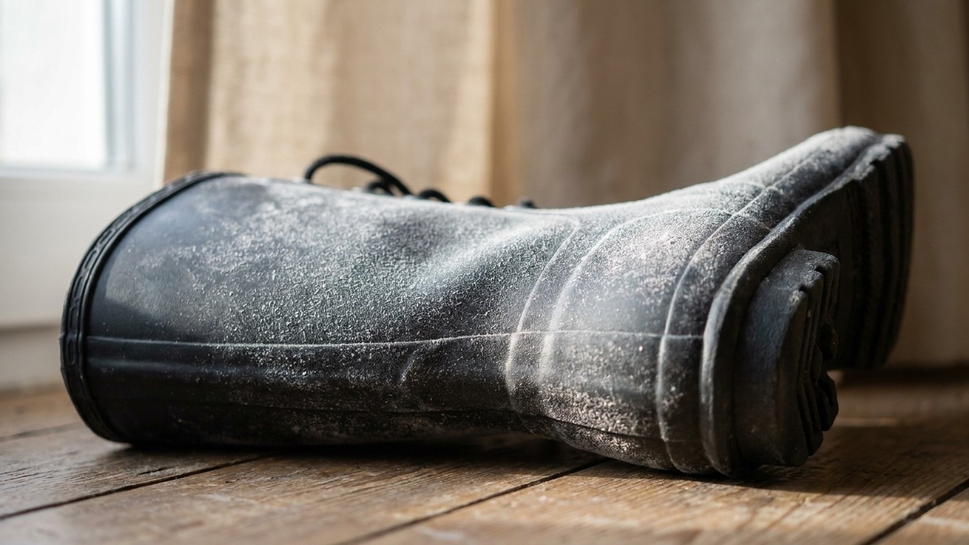 Je frottais mes bottines en caoutchouc à la Javel chaque automne en accusant la moisissure : un cordonnier m'a montré ce q...